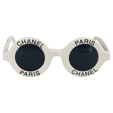 chanel sunglasses white round|Chanel polarized sunglasses for women.